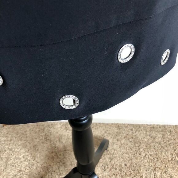 Joseph Ribkoff Black A Line Dress With Crystal Bead Detail Mob Wife Style Size 4 - Picture 7 of 13